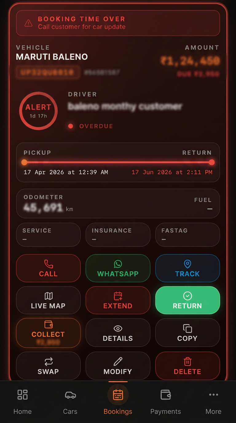 Booking detail